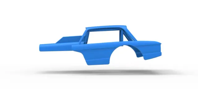 Shell of Vintage Dirt Modified stock car Version 10 Scale 1:25 — Фото 6 из 15