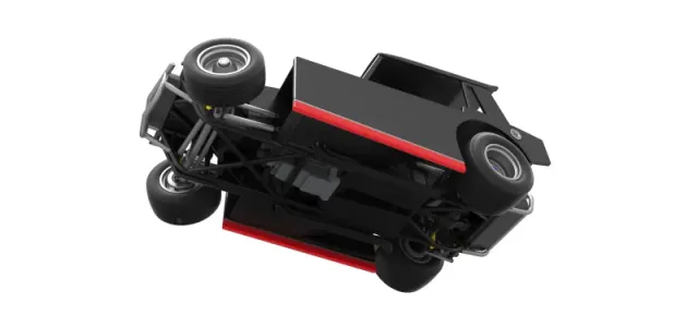 Vintage Dirt Modified stock car V6 while turning Scale 1:25 — Фото 3 из 31