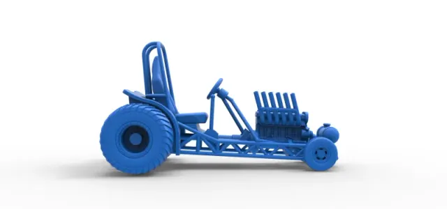 Diecast Mini Rod pulling tractor 9 Scale 1:25 — Image 24 of 31