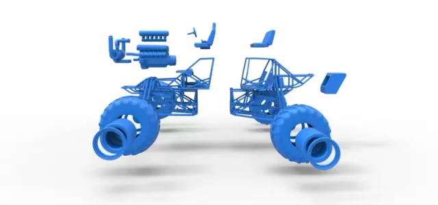 Monster truck base Version 3 Scale 1:25 — Image 22 of 26