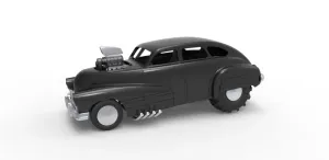 Diecast old school pulling truck 2wd with Car shell Scale 1:25