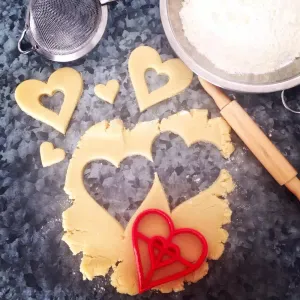 Heart in a Heart Cookie Cutter