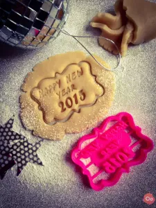 Happy New Year Cookie Cutter