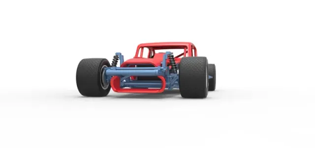 Vintage Asphalt Modified stock car V9 Scale 1:25 — Фото 6 из 29