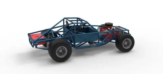 Vintage Dirt late model Race car Base Scale 1:25 — Фото 20 из 29