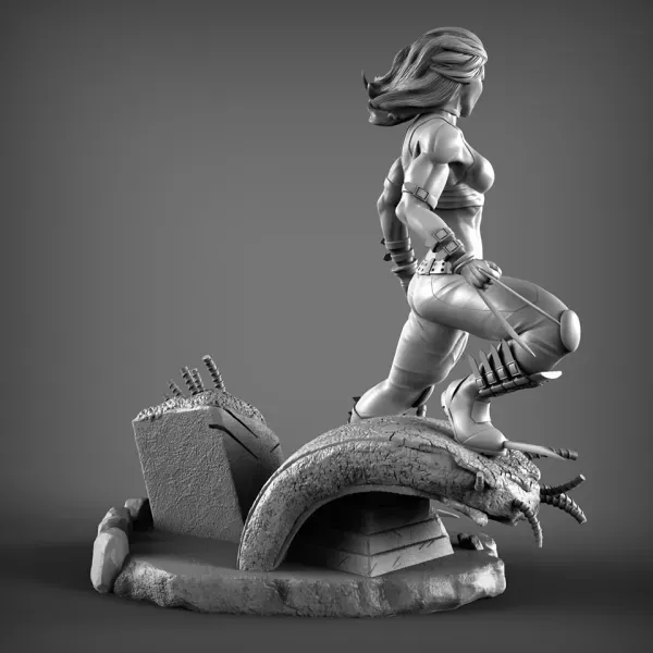 Laura Kinney- X23 Cody Galaxy HD Print Model 3D STL — Image 4 of 8