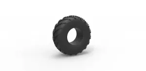 Diecast low pressure tire Scale 1 to 25