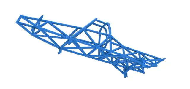 Frame of Vintage Mud dragster Scale 1:25 — Фото 3 из 12