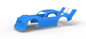 Shell of Vintage Dirt late model Race car Version 3 Scale 1:25