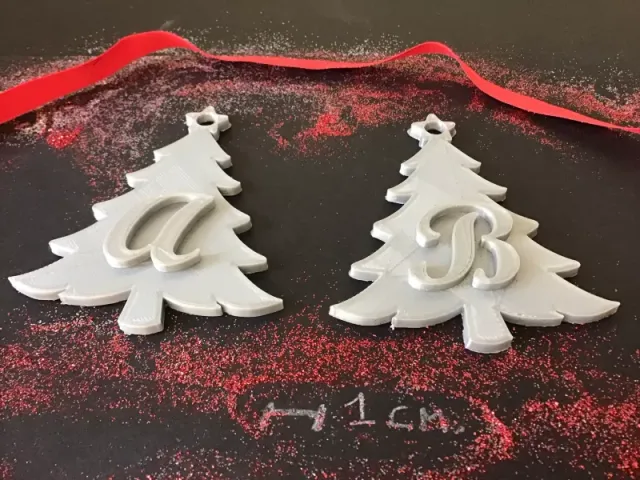 CHRISTMAS TREE 3D letters stl file — Фото 4 из 12