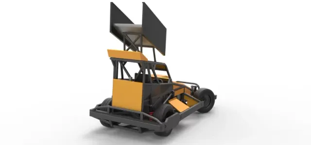 New Zealand Superstock car while turning Version 4 Scale 1:25 — Фото 18 из 29