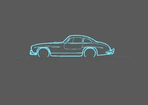 Mercedes - 300 LS Wall Art