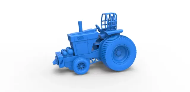 Fun short Pro Stock Pulling Tractor Version 1 Scale 1:25 — Фото 12 из 31
