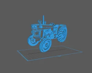 Tractor - Massey fergusson MF 165 Wall Art