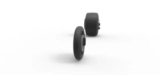 Wheel Set of Top fuel dragster motorcycle Scale 1:25 — Image 3 of 15