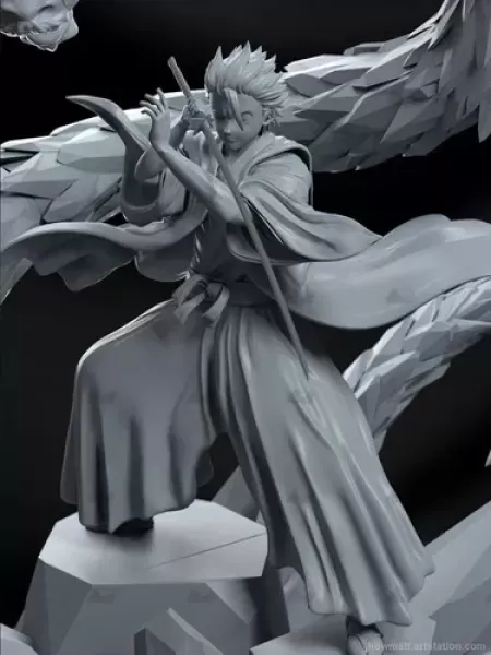 Captain Hitsugaya Bleach Movie Print Model 3D STL — Фото 10 из 13
