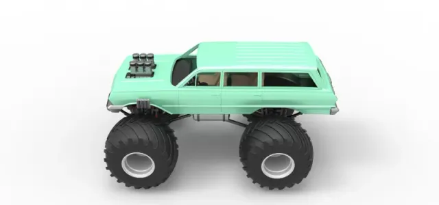 Vintage Monster Truck Scale 1:25 — Фото 10 из 21