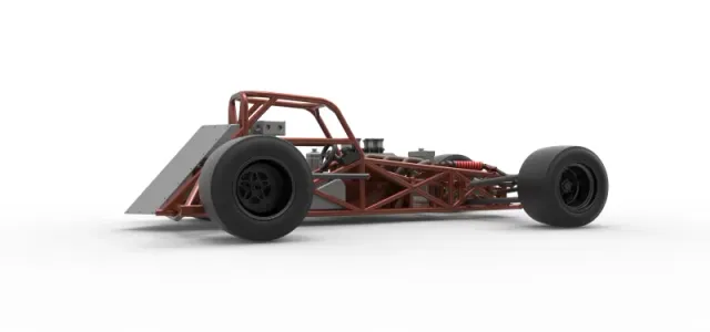 Supermodified front engine race car Base Version 3 Scale 1:25 — Image 21 of 31
