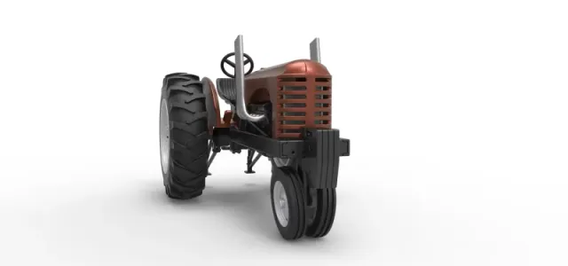Vintage Small block Pulling tractor Version 4 Scale 1:25 — Фото 21 из 30
