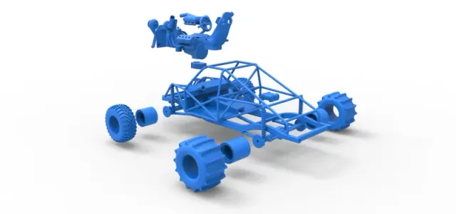Uphill Sand Racing Dragster Base Version 3 Scale 1:25 — Фото 25 из 26