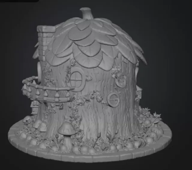 Enchanted Tree House Cottage STL File for 3D Print — Фото 13 из 16