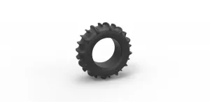 Diecast Dune buggy rear tire 2 Scale 1 to 10