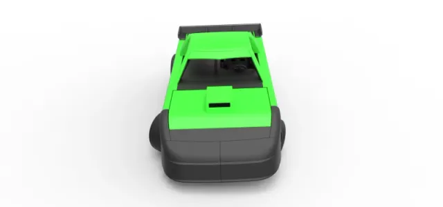 New Zealand Super Saloon race car while turning Scale 1:25 — Фото 8 из 31