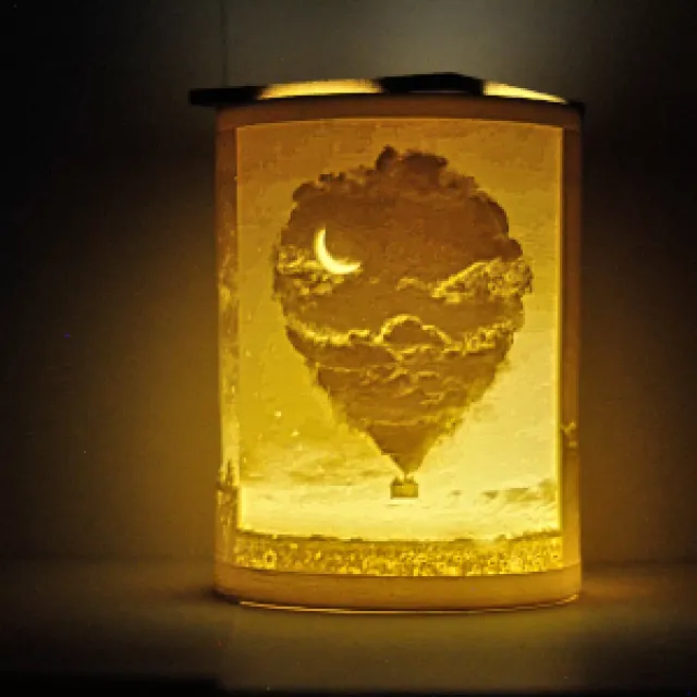 Lithophane, Ballon Fantasy — Image 7 of 7