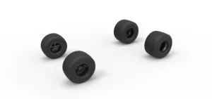 Wheel set of New Zealand Super Saloon race car Scale 1:25