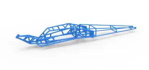Frame of Top fuel Dirt dragster trike Sale 1:25