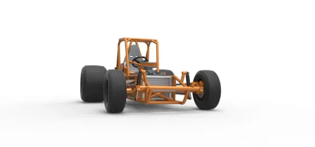 Vintage Sprint car Base Version 2 Scale 1:25 — Фото 27 из 30