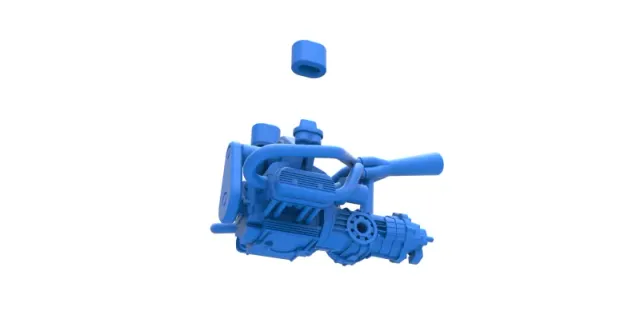 Diecast engine for Sand Rail buggy Scale 1:25 — Image 15 of 17