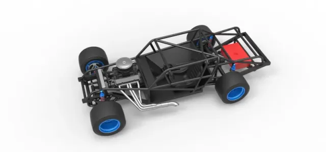 Vintage Asphalt Modified stock car Base V4 Scale 1:25 — Фото 4 из 30