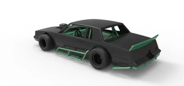 Diecast vintage Asphalt Modified stock car Scale 1:25 — Фото 10 из 31
