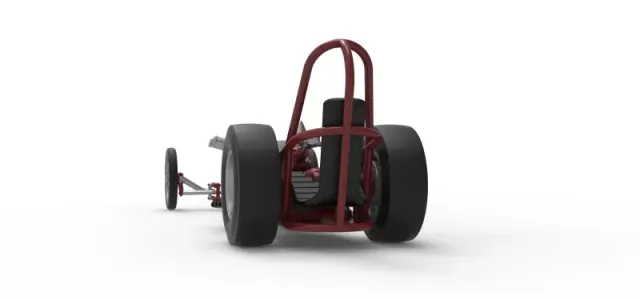 Vintage Front engine dragster Base Version 6 Scale 1:25 — Image 15 of 30