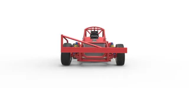 BriSCA Formula 1 Stock Car Base for Dirt Scale 1:25 — Фото 7 из 31