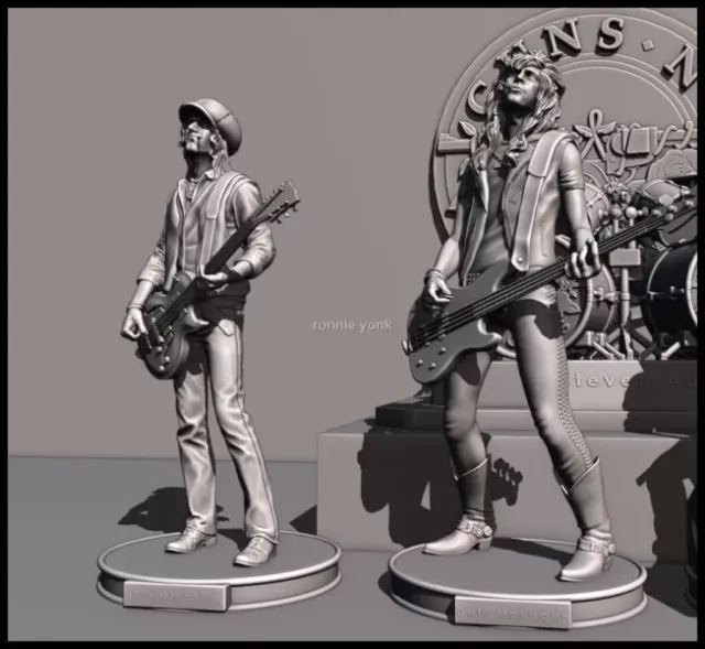 Axl Rose GNR - 3d printing — Фото 13 из 14