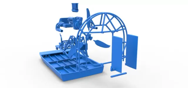 Drag racing Airboat Scale 1:25 — Image 30 of 31