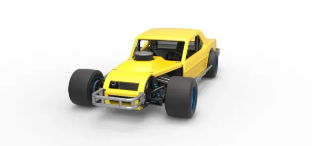 Vintage Asphalt Modified stock car V8 Scale 1:25 — Фото 5 из 30