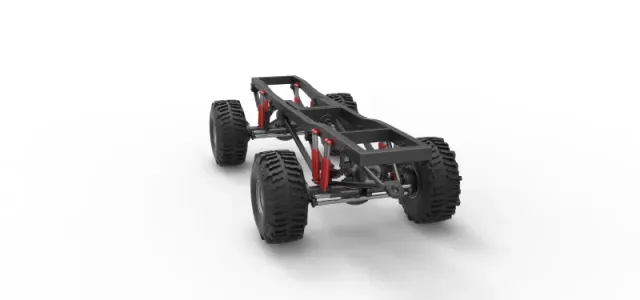Chassis of Wheel Standing Mega Truck Scale 1:25 — Фото 13 из 23