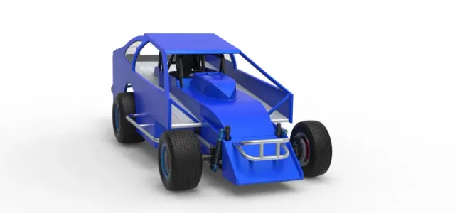 Northeast Dirt Modified stock car Version 2 Scale 1:25 — Фото 26 из 30