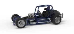 Pavement Silver Crown Car Base Version 2 Scale 1:25