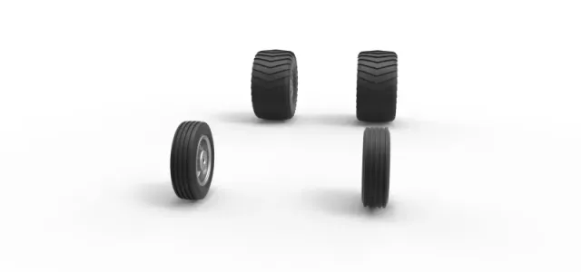 Wheel set of 2wd Pulling truck Scale 1:25 — Фото 3 из 13