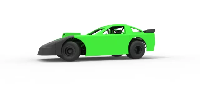 New Zealand Super Saloon race car while turning Scale 1:25 — Фото 2 из 31