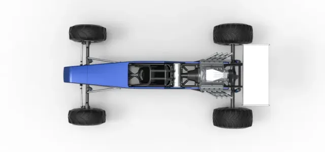 Vintage Mud dragster Scale 1:25 — Фото 11 из 26