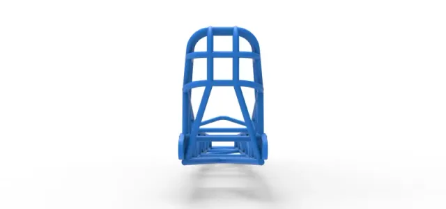 Frame of old school Front engine dragster Version 7 Scale 1:25 — Фото 11 из 13