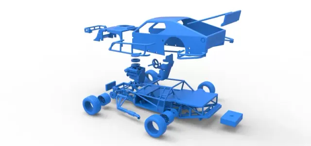 Asphalt Modified stock car Version 2 Scale 1:25 — Фото 30 из 30