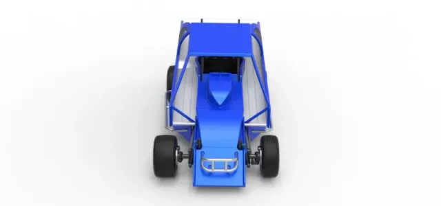 Northeast Dirt Modified stock car Version 2 Scale 1:25 — Фото 8 из 30