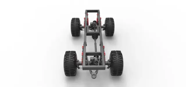 Chassis of Wheel Standing Mega Truck Scale 1:25 — Фото 15 из 23