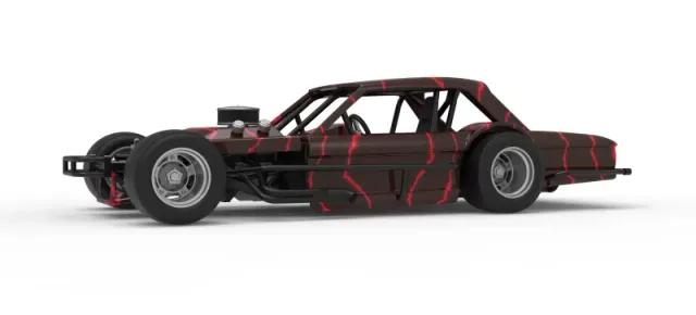 Vintage Asphalt Modified stock car V13 Scale 1:25 — Фото 2 из 30